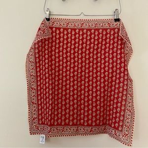 Madewell Cotton Bandana in Tropical Coral